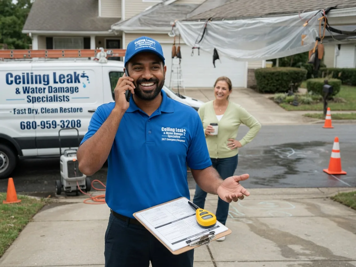 Ceiling Leak Cleanup Poplarville, MS FAQs